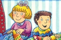 C-27-Knitting-Twins
